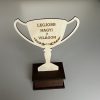 Egyedi gravírozott díj – „Legjobb … a világon” trófea (23 cm)