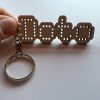 Egyedi névkulcstartó – Pixel