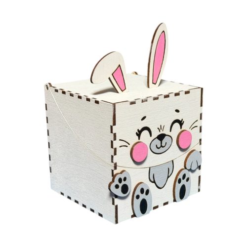 Cuki állatos fadoboz 10 cm